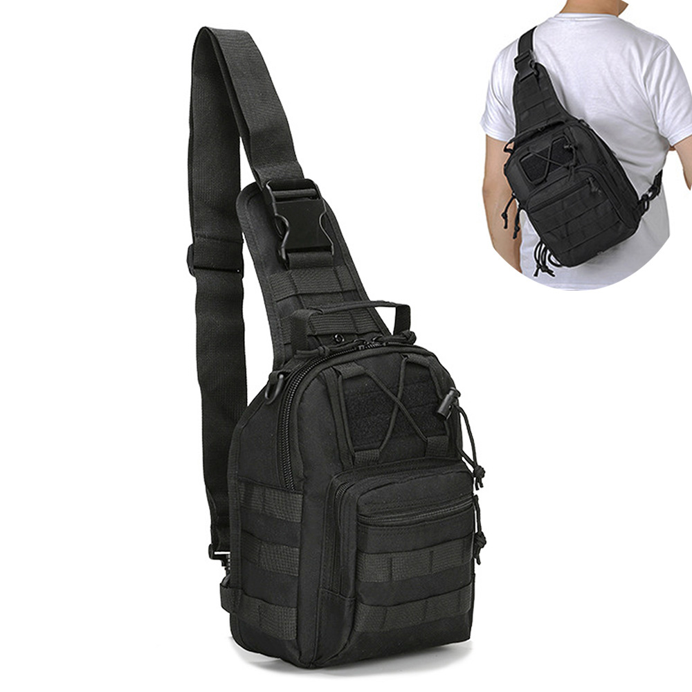 Rucksack Military Style - Erkekler İçin Çapraz Askılı Sırt Çantası,